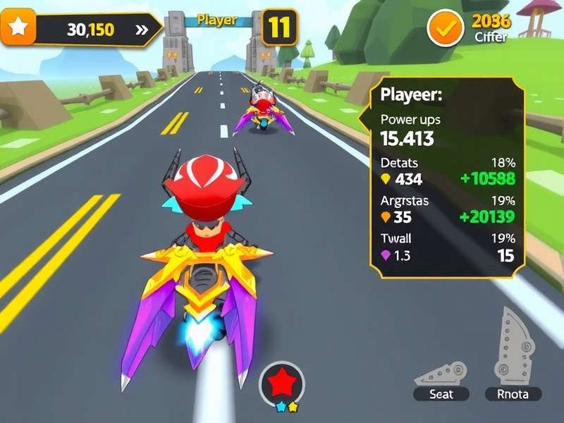 Siwan Whirlwind Speed gameplay screenshot showing racing action